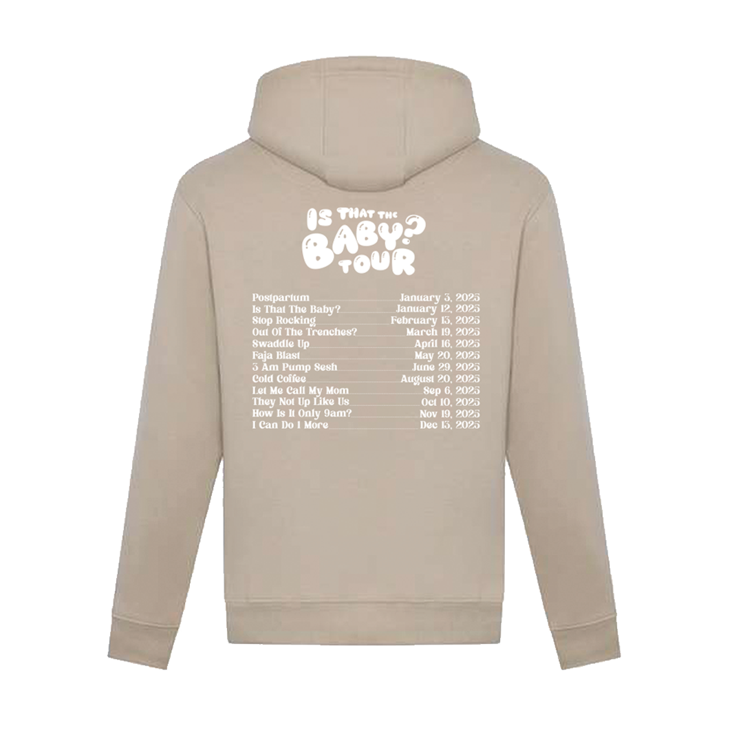 Is That The Baby? White Tour Hoodie | Pre-Sale